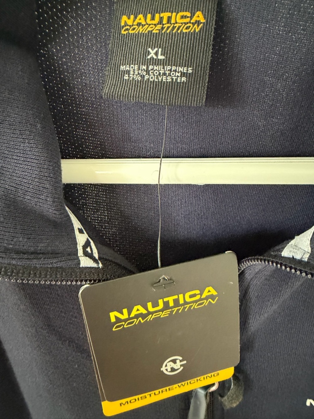 Nautica Competition Navy Zip-Up sweatshirt. W tags
